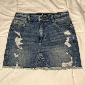 Hollister High Rise Denim Skirt